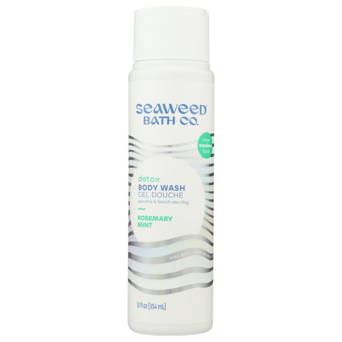 SEAWEED BATH COMPANY: Detox Body Wash Rosemary Mint, 12 oz