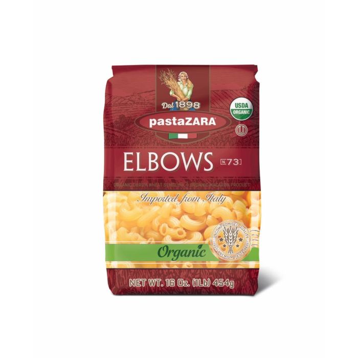 PASTA ZARA: Elbows Organic, 16 oz