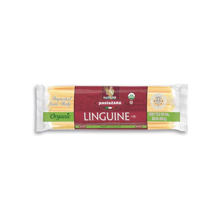 PASTA ZARA: Linguine Organic, 16 oz