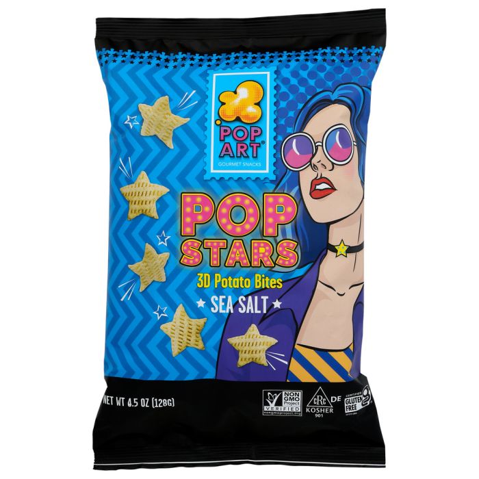 POP ART: Puffs Stars Sea Sakt, 4.5 oz