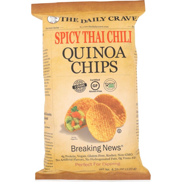 THE DAILY CRAVE: Quinoa Chips Spicy Thai Chili, 4.25 oz
