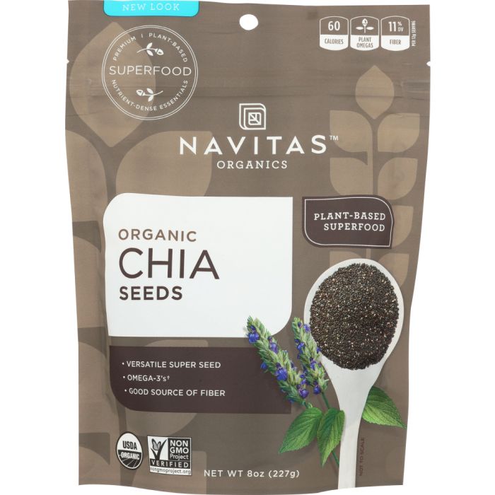 NAVITAS: Seed Chia Organic, 8 oz