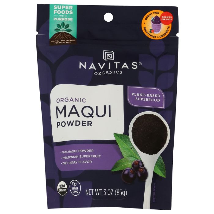 NAVITAS: Maqui Powder Organic, 3 oz