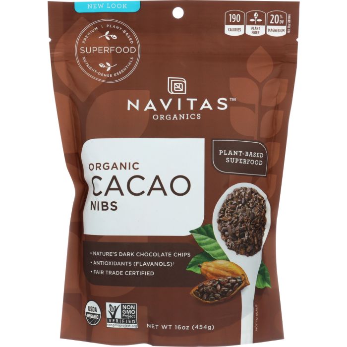 NAVITAS: Cacao Nibs Organic, 16 oz