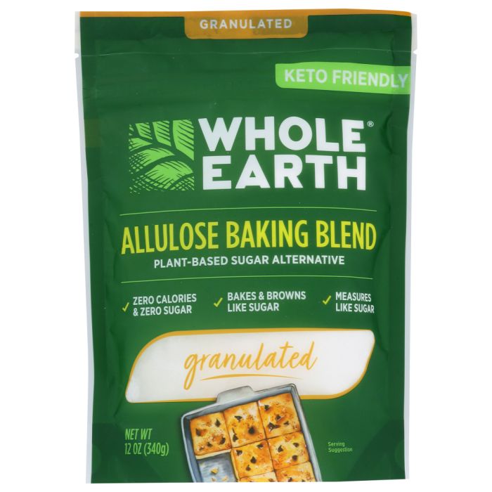 WHOLE EARTH: Granulated Allulose Baking Blend, 12 oz