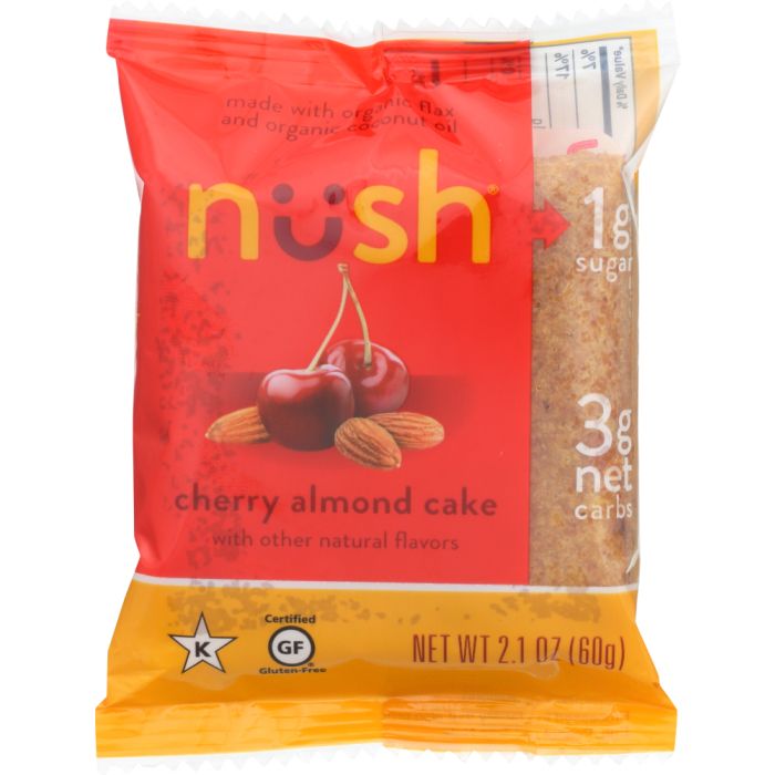 NUSH: Cake Slice Cherry Almond, 2.1 oz