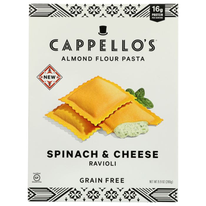 CAPPELLOS: Spinach Cheese Ravioli, 9.9 oz