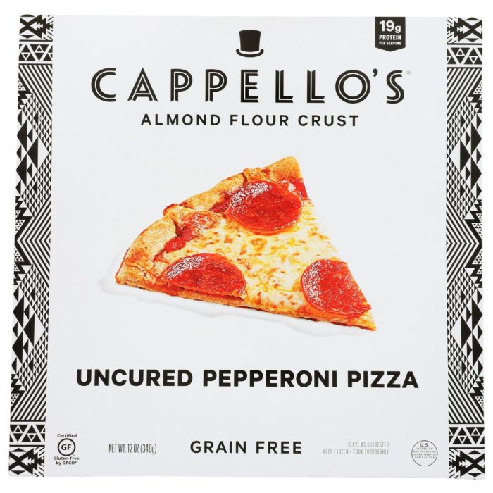 CAPPELLOS: Uncured Pepperoni Pizza, 12 oz