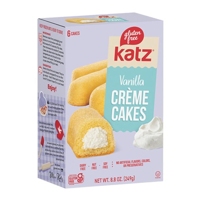KATZ: Vanilla Cream Cake, 8.8 oz