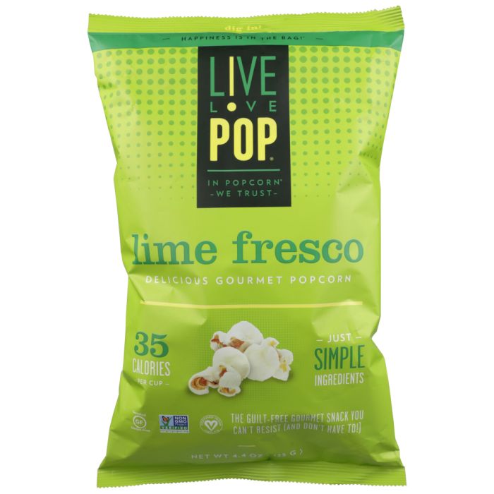 LIVE LOVE POP: Popcorn Lime Fresco, 4.4 oz