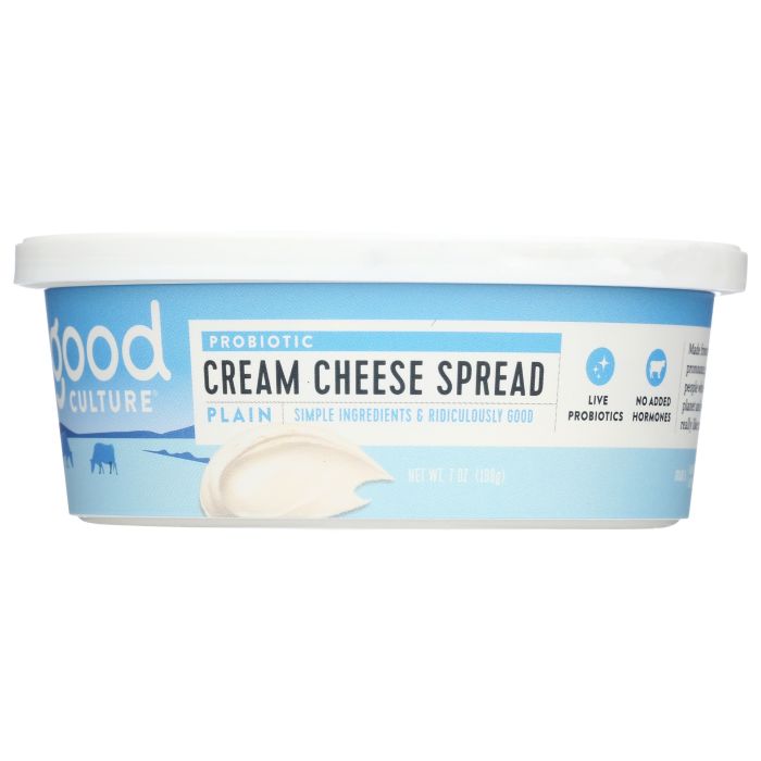 GOOD CULTURE: Probiotic Plain Cream Cheese, 7 oz