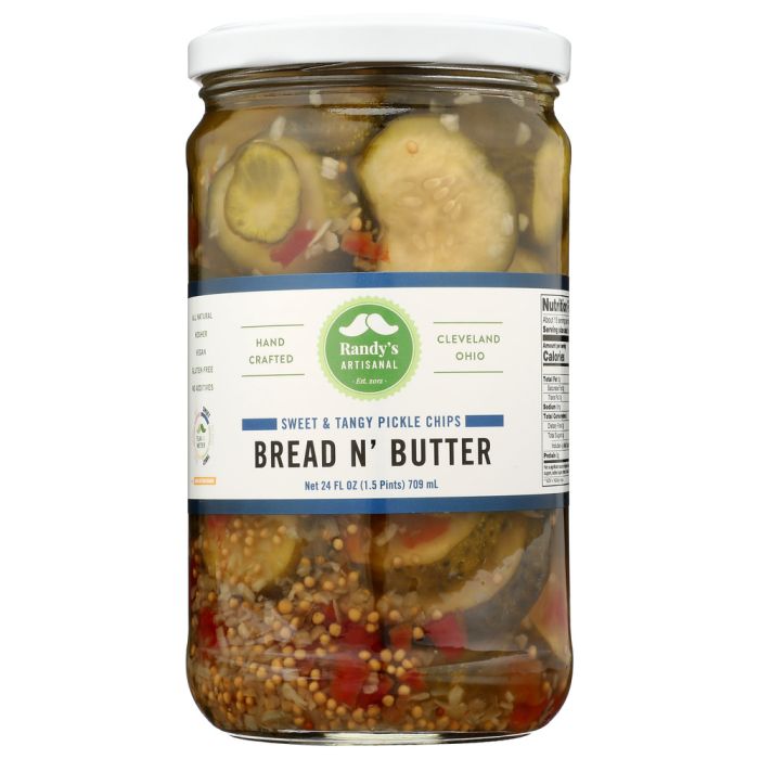 RANDYS PICKLES: Bread And Butter Pickles, 24 oz