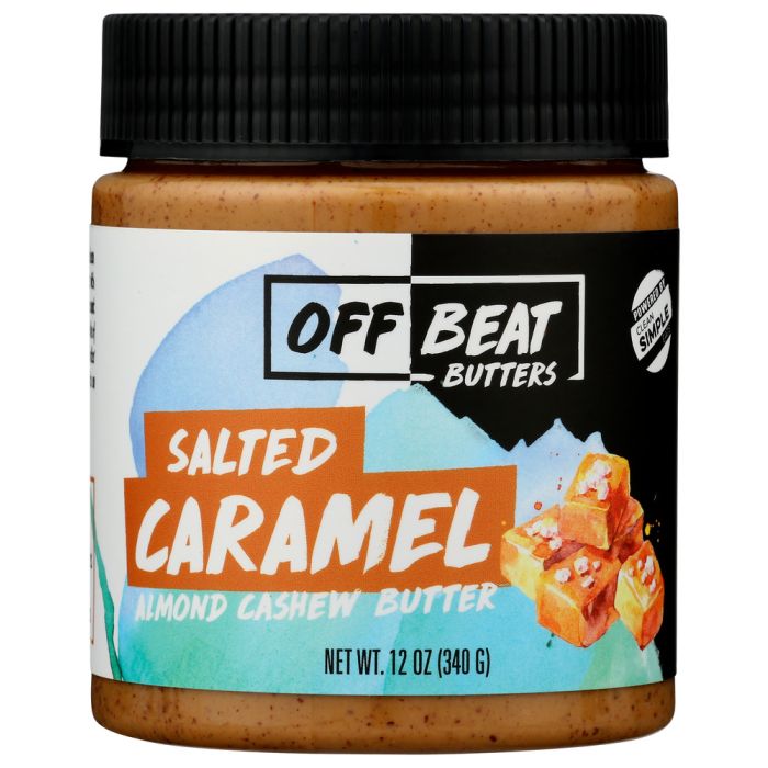OFF BEAT BUTTERS: Salted Caramel Nut Butter, 12 oz