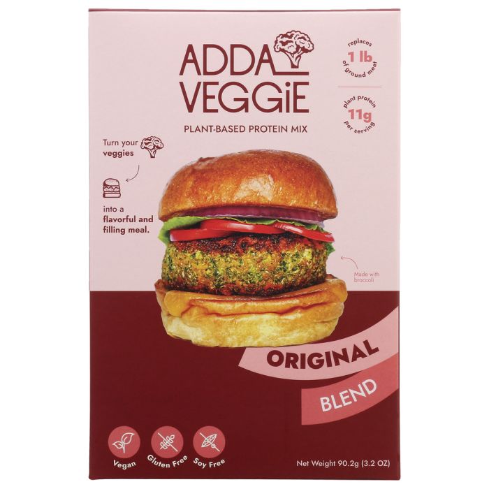 ADDA VEGGIE: Original Blend Plant Based Protein Mix, 3.2 oz
