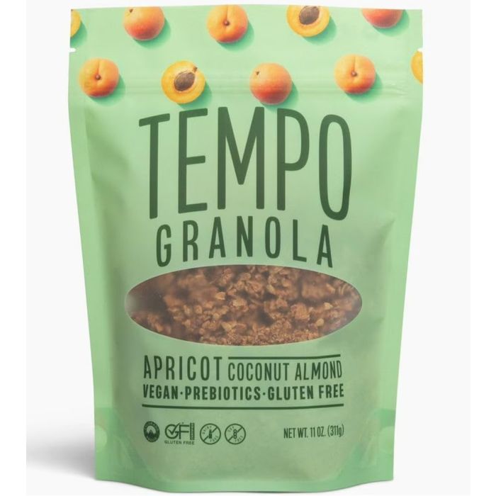 TEMPO GRANOLA: Apricot Coconut Almond Granola, 11 oz
