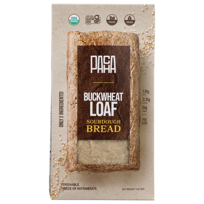 LIVE PACHA: Buckwheat Loaf Sourdough, 28 oz