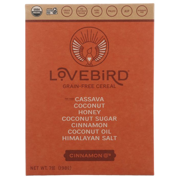 LOVEBIRD: Cereal Grain Free Cinnamo, 7 OZ