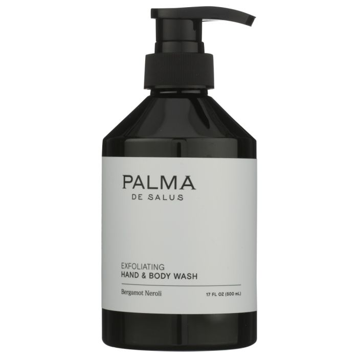 PALMA DE SALUS: Exfoliating Hand And Body Wash Bergamot Neroli, 17 fo