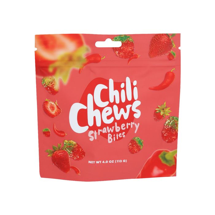CHILI CHEWS: Strawberry Bites, 4 oz