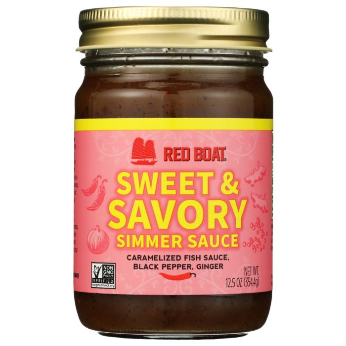 RED BOAT: Sweet and Savory Simmer Sauce, 12.5 oz