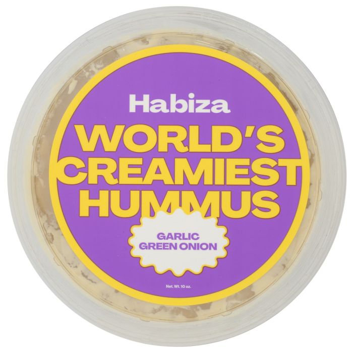 HABIZA: Hummus Garlic Green Onion, 10 oz