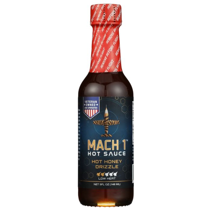 MACH1: Hot Honey Drizzle Hot Sauce, 5 fo