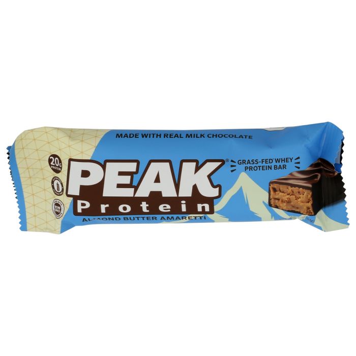 PEAK PROTEIN: Almond Butter Amaretti Protein Bar, 2.2 oz
