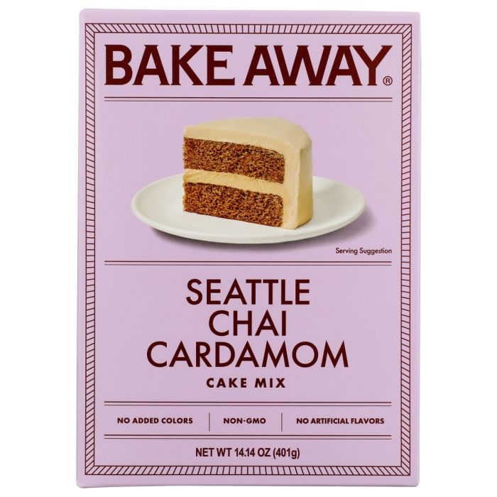 BAKE AWAY: Seattle Chai Cardamom Cake Mix, 14.14 oz