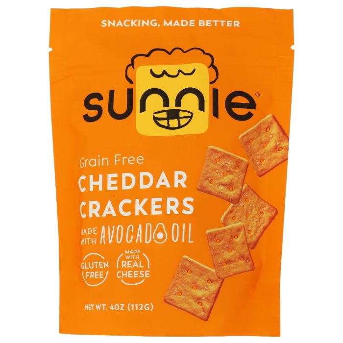 SUNNIE: Cheddar Crackers, 4 oz