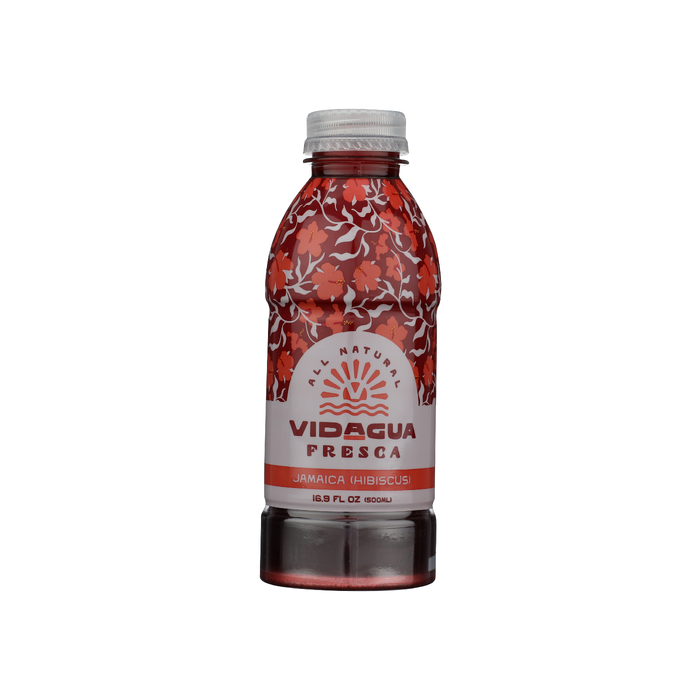 VIDAGUA: Agua Fresca Jamaica Hibiscus, 16.9 fo