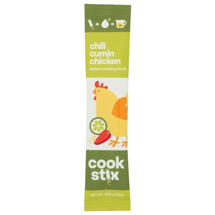 COOKSTIX: Chili Cumin Chicken Instant Cooking Stock, 0.57 oz
