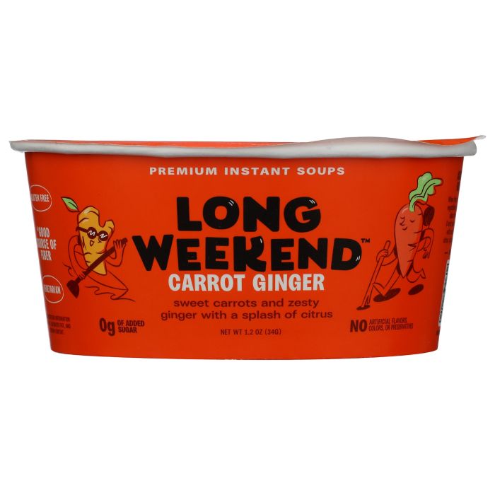 LONG WEEKEND: Carrot Ginger Soup, 1.2 oz