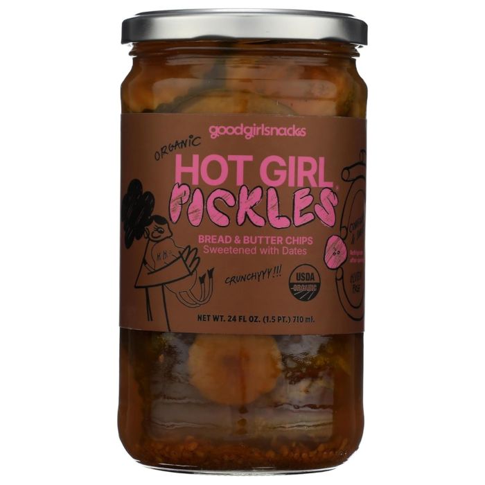 GOOD GIRL SNACKS: Organic Bread And Butter Chips, 24 fo