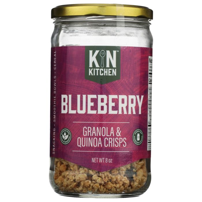 KIN KITCHEN: Blueberry Granola & Quinoa Crisps, 8 oz