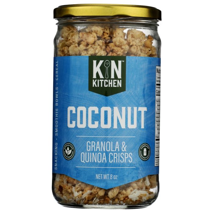 KIN KITCHEN: Coconut Granola & Quinoa Crisps, 8 oz