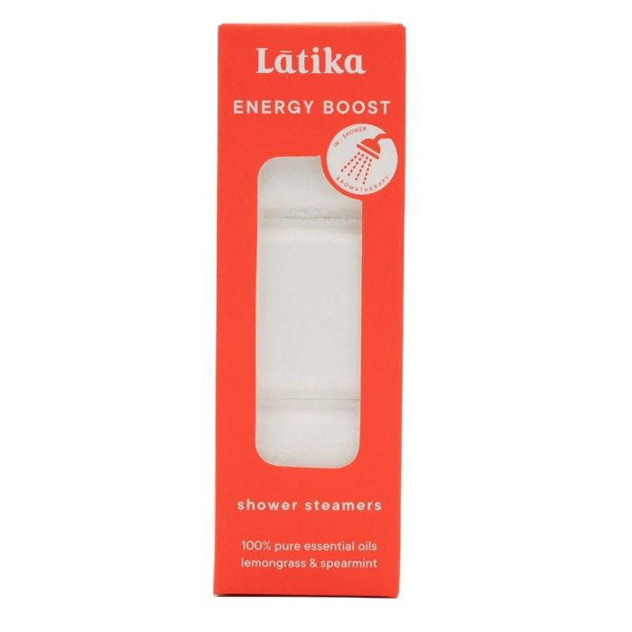 LATIKA BEAUTY: Energy Boost Aromatherapy Shower Steamers 3pc, 9 oz