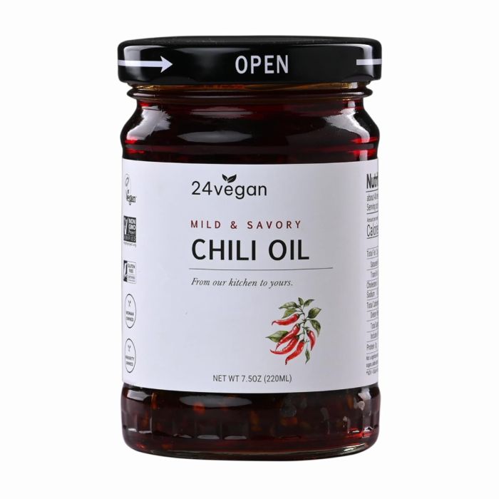 24VEGAN: Chili Oil, 7.5 oz
