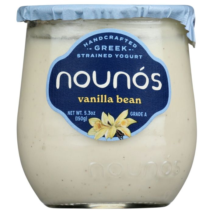 NOUNOS: Greek Vanilla Bean Yogurt, 5.3 oz