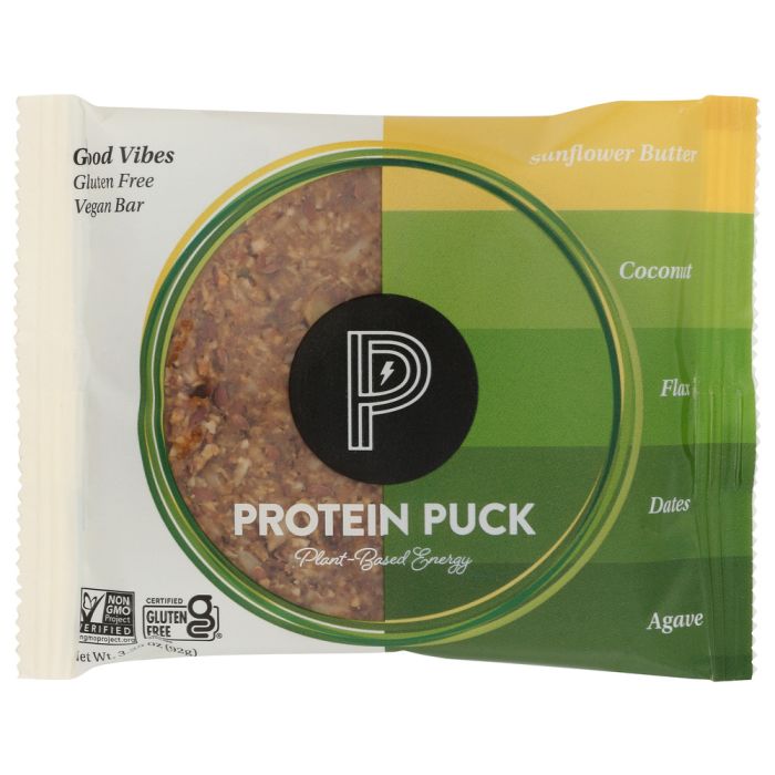 PROTEIN PUCK: Good Vibes Protein Bar, 3.25 oz