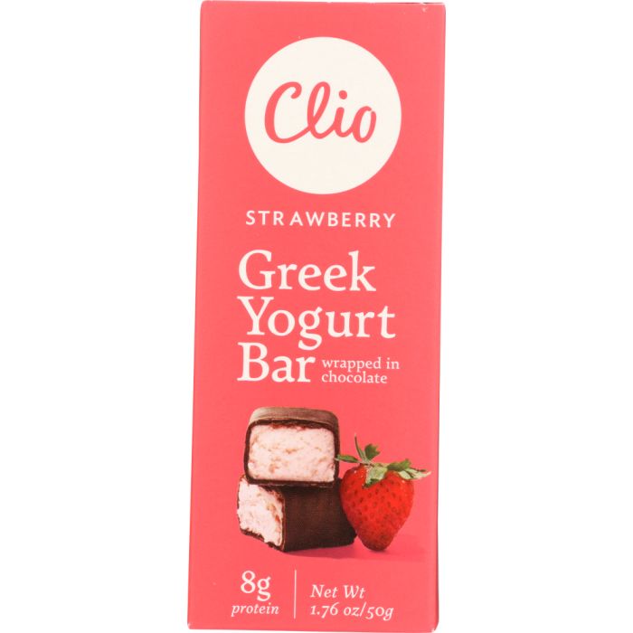 CLIO: Strawberry Greek Yogurt Bar, 1.76 oz