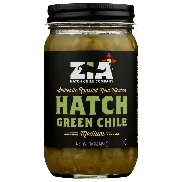 ZIA HATCH CHILE COMPANY: Hatch Green Chile Medium, 16 oz