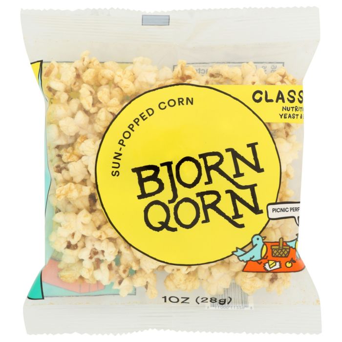 BJORNQORN: Classic Sun Popped Corn, 1 oz