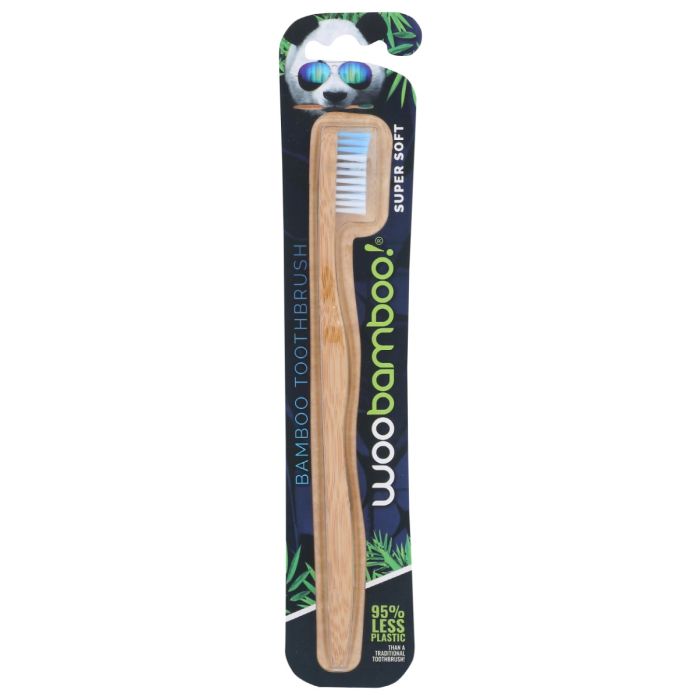 WOOBAMBOO: Adult Super Soft Bristle Toothbrush, 1 ea