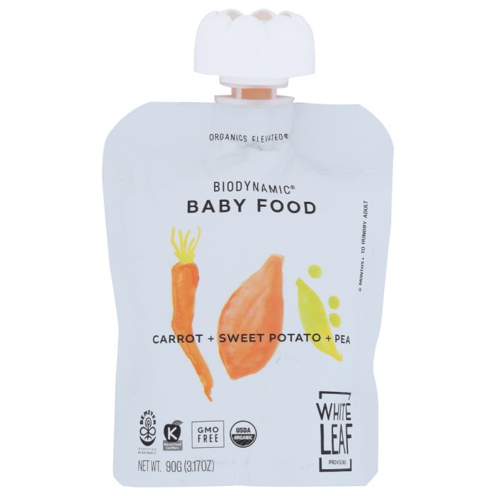 WHITE LEAF PROVISIONS: Baby Food Carrt Swt Ptato, 90 gm