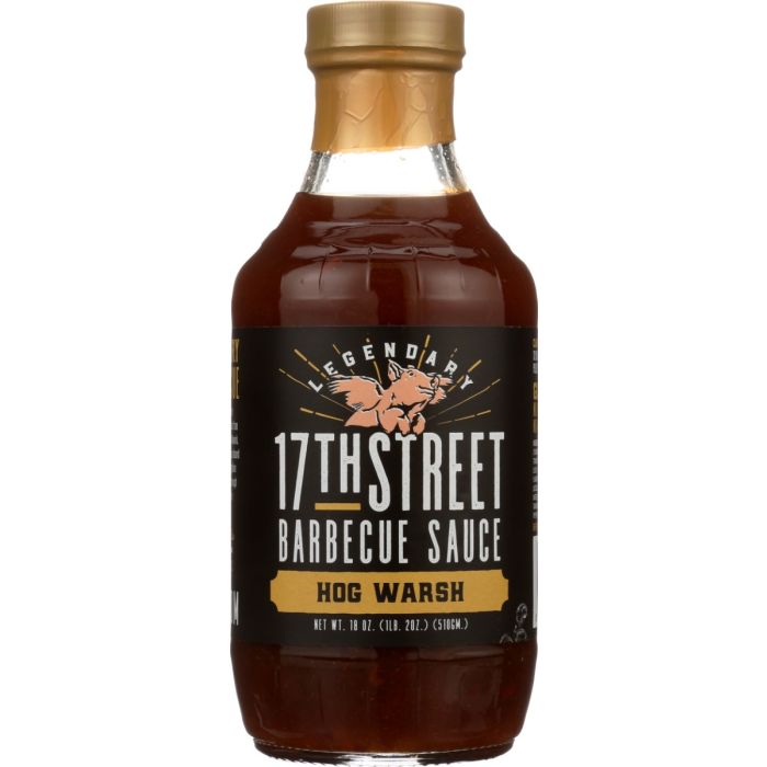 17TH STREET BARBECUE: Hog Warsh Barbecue Sauce, 18 oz