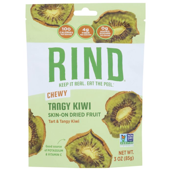RIND: Tangy Kiwi Skin On Dried Fruit, 3 oz