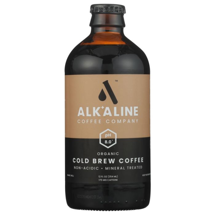 ALKALINE COFFEE COMPANY: Original Cold Brew Coffee, 12 fo