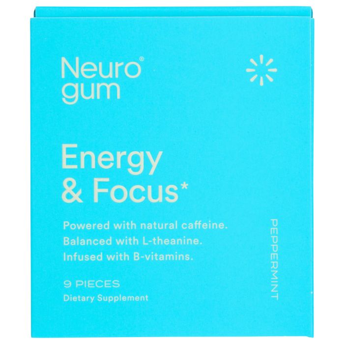 NEURO GUM: Gum Energy Focus Pprmnt, 9 PC