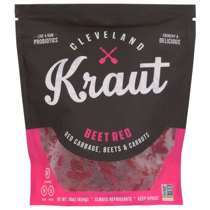 CLEVELAND KRAUT: Beet Red Sauerkraut, 16 oz