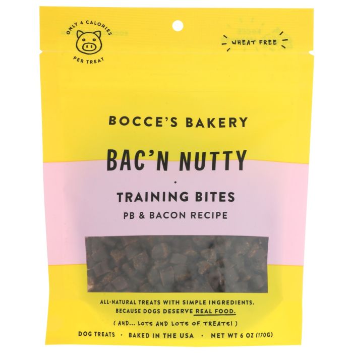 BOCCES BAKERY: Peanut Butter Bacon Recipe Training Bites, 6 oz